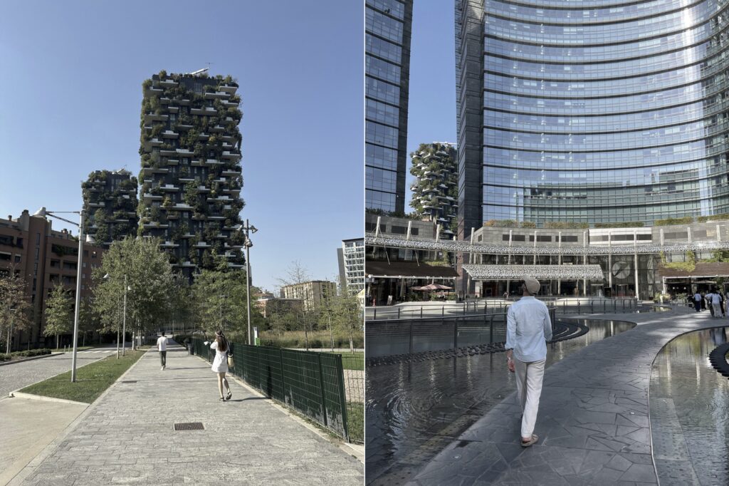 Mediolan_Bosco Verticale i okolica