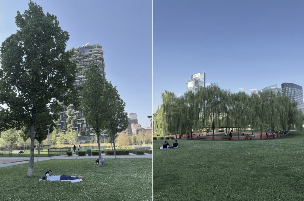 Mediolan_Bosco Verticale i okoliczna zieleń