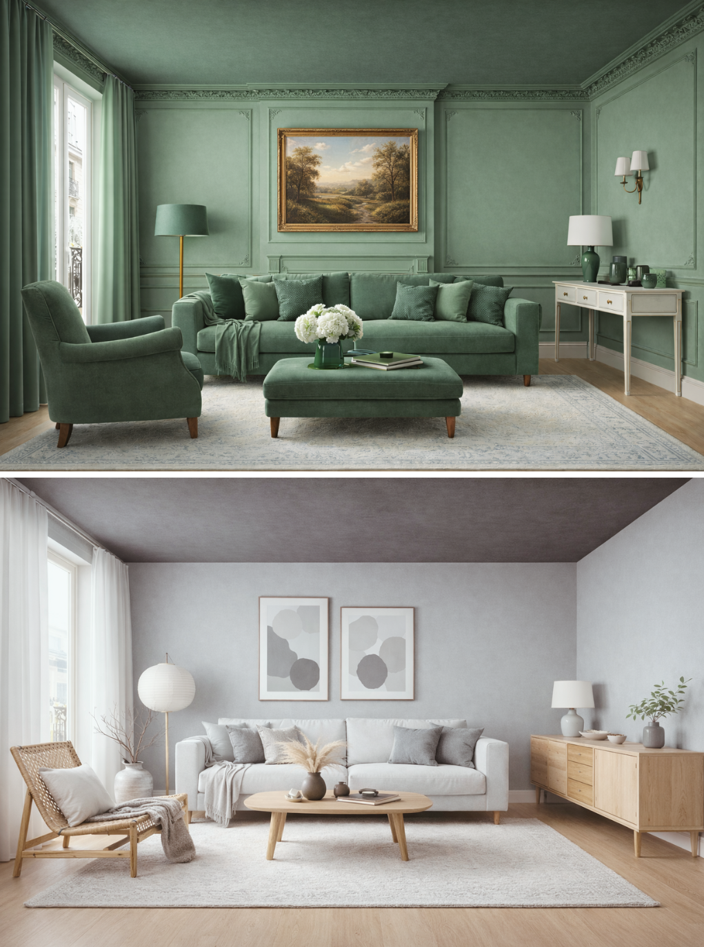 Color capping we wnętrzu