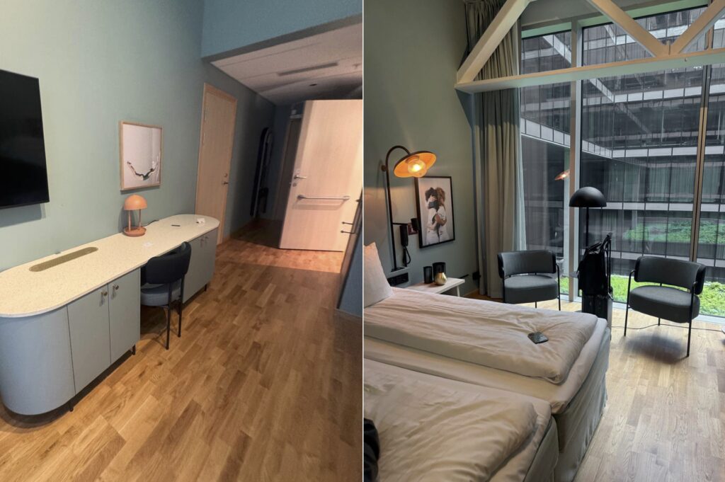Pokój hotelowy dostępny.